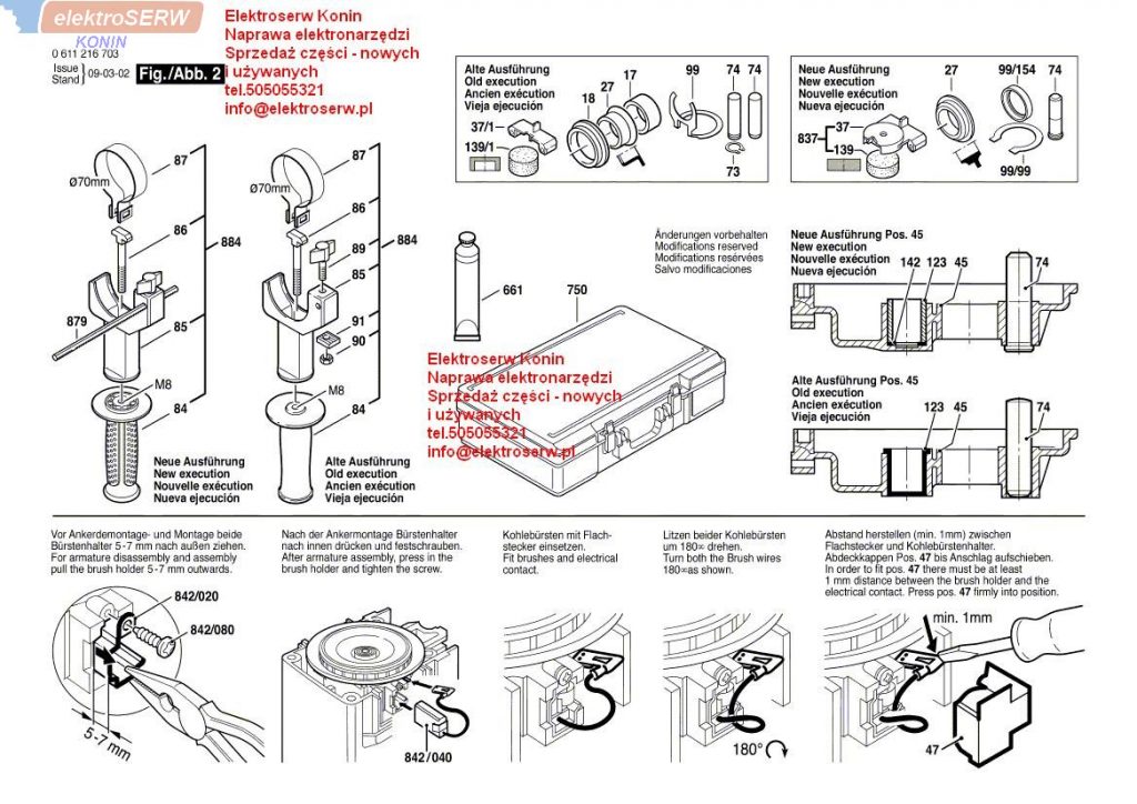 Bosch obudowa przekładni do młota GBH 5-40 DCE