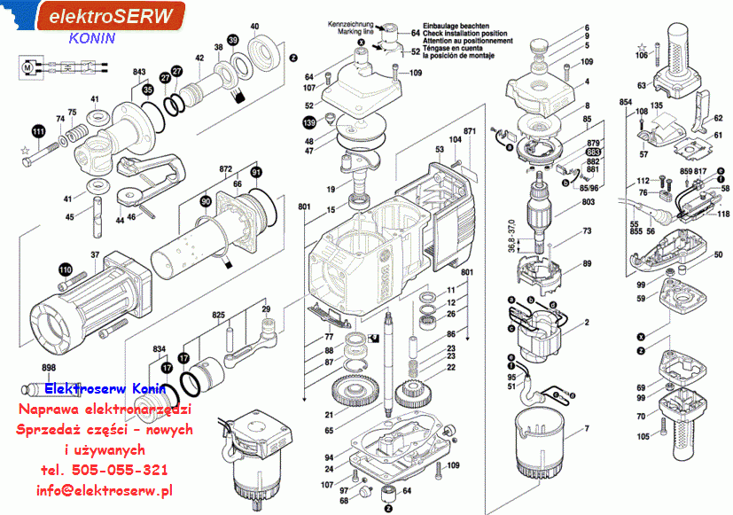 Bosch śruba z łbem okrągłym o gnieździe sześciokątnym  912-M6x20-8.8 do GSH 27 VC 2910141201