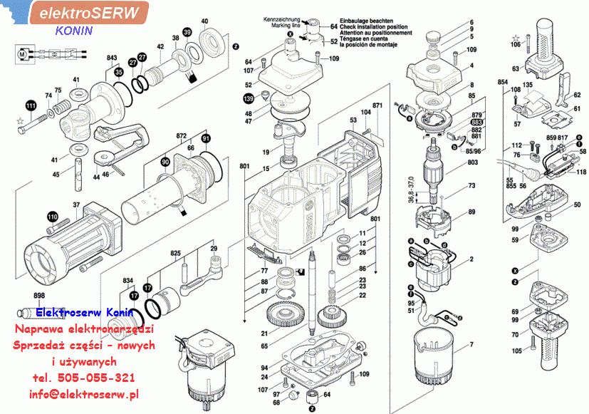 Bosch wkręt soczewkowy torx do GSH 27 VC 1613490021