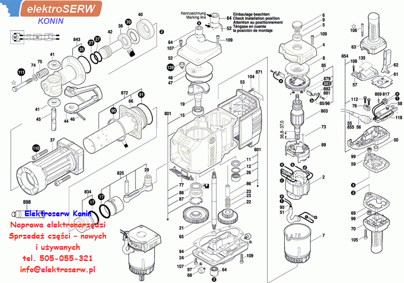 Bosch cylinder do GSH 27 VC 1617000731