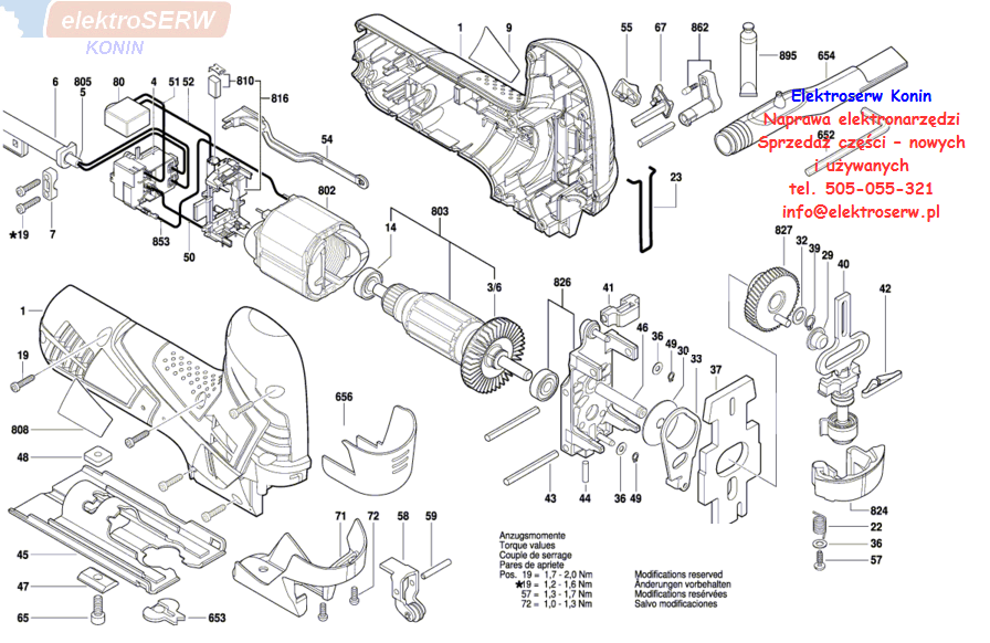 Bosch koło zębate mimośrodu do wyrzynarki 1619P08889