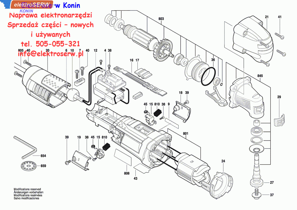 Bosch obudowa pokrywy do urządzenia wielofunkcyjnego 2609100909