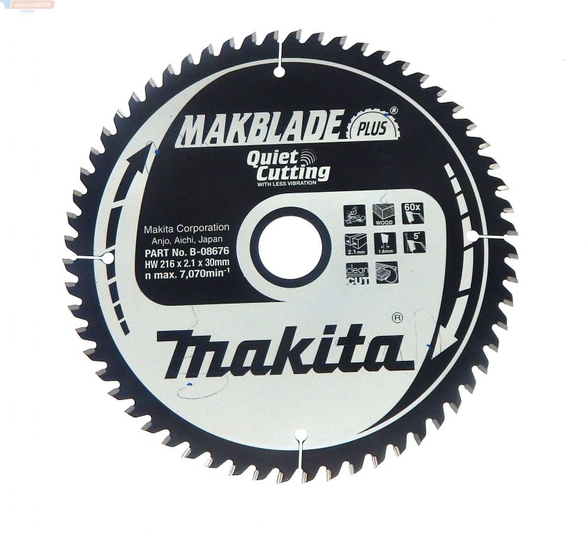 TARCZA TNĄCA MAKBLADE PLUS 216X30MM; 60Z   B-08676