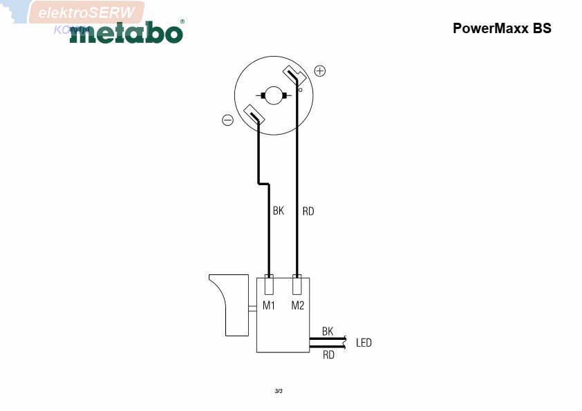 METABO Przekładnia PowerMaxx Li 00092000 316052070