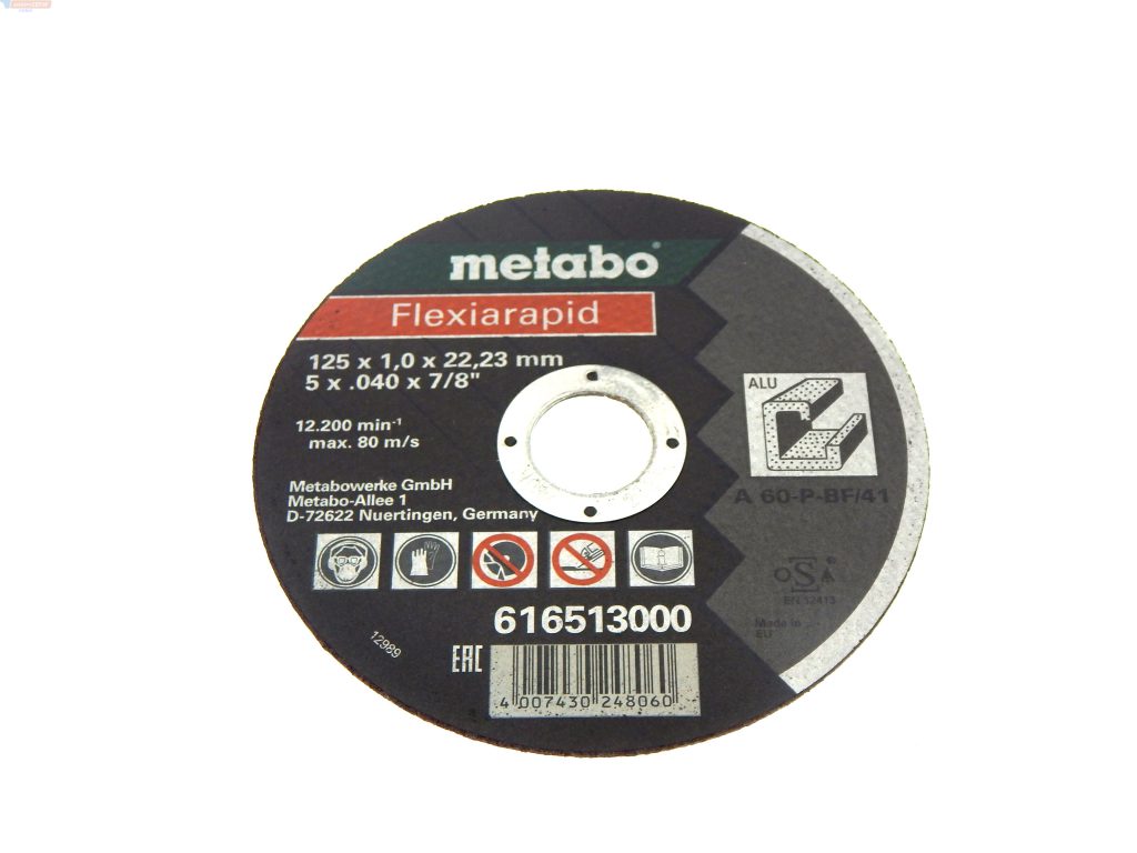 Metabo Tarcza Flexiarapid125x1,0x22,23mm 616513000