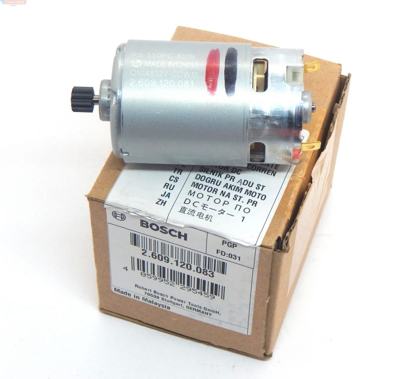 BOSCH SILNIK wkrętarki 2609120083 PSR 1200