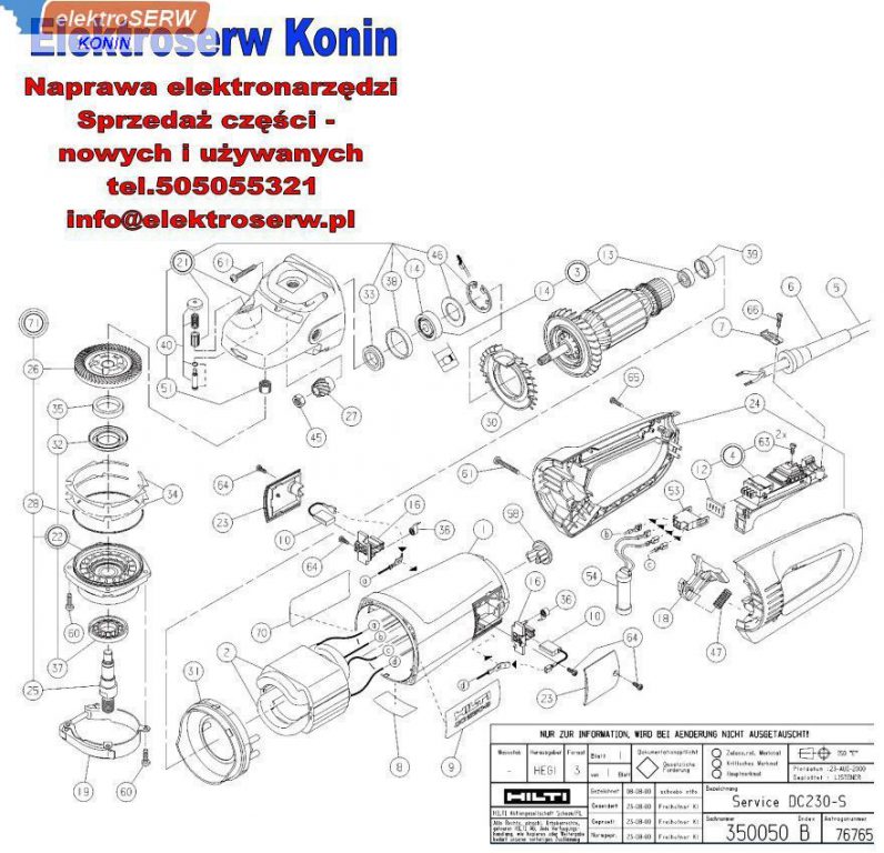 Blokada tarczy do szlifierki Hilti  DC230-S
