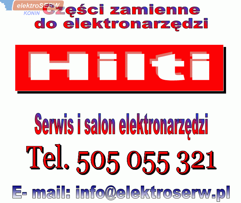 Hilti - tłok z korbowodem 425935