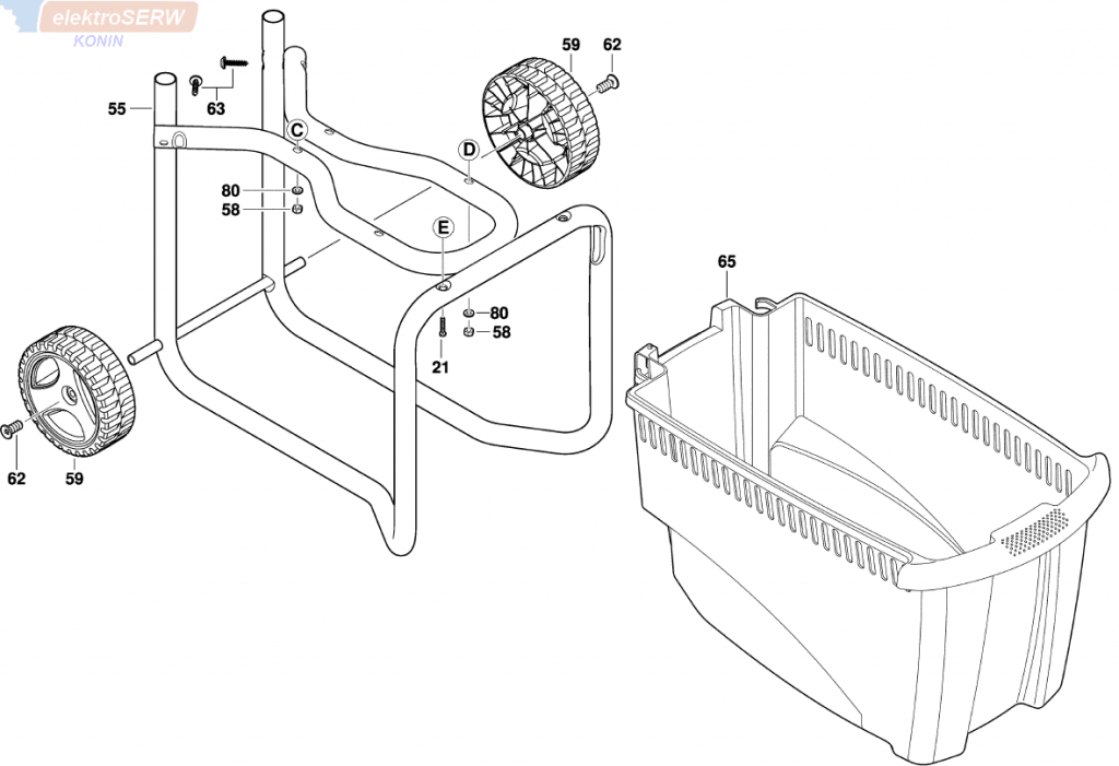BOSCH części do AXT 25 TC
