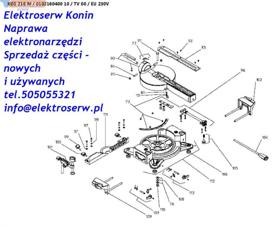 Metabo wirnik do pilarki KS216