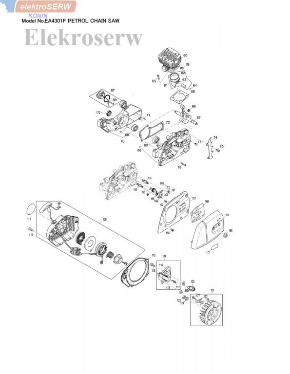 Makita GD0800C lista części