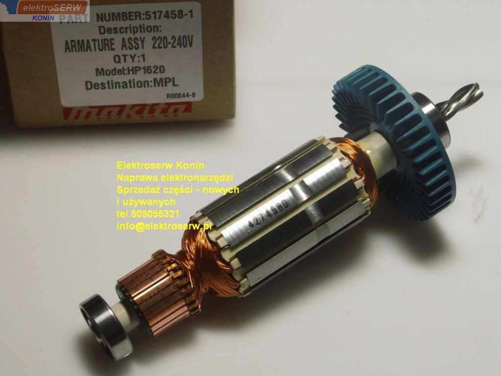 Makita wirnik do wiertarki HP1620 HP1621 HP1640 517458-1 - nowy oryginalny