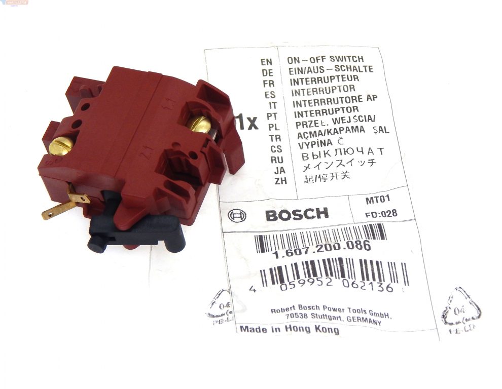 Bosch włącznik / wyłącznik do szlifierki kątowej GWS 7-115 1607200086