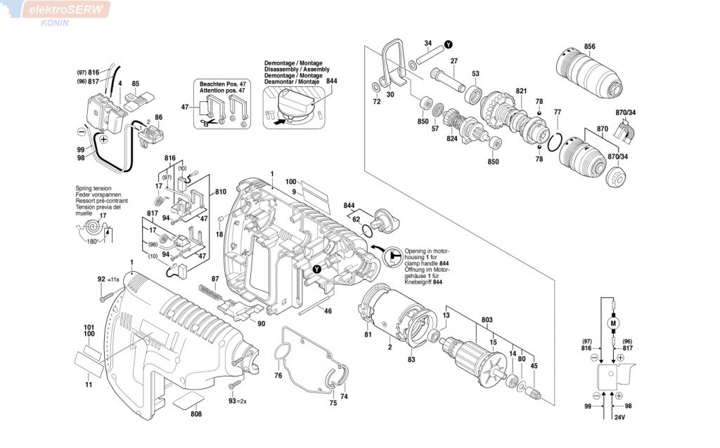 Würth akumulatorowa młotowiertarka ABH 20-SLS 07023232