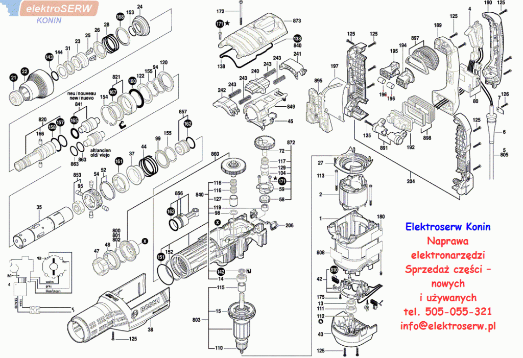 Bosch osłona do młota GBH 8-45