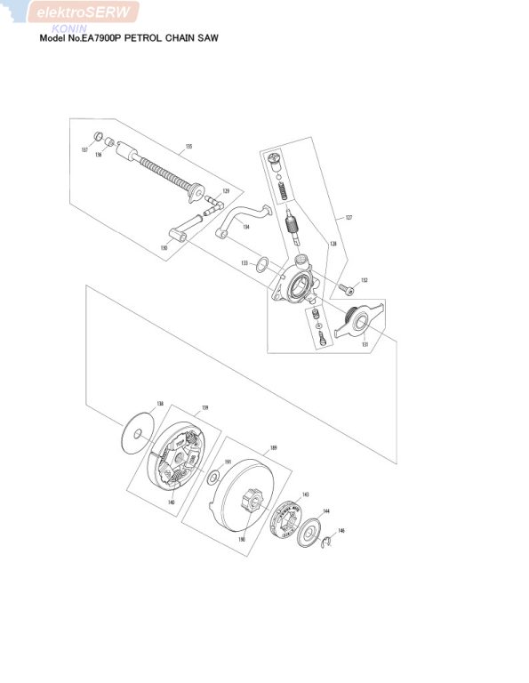Makita kolektor ssący do piły spalinowej EA7900P