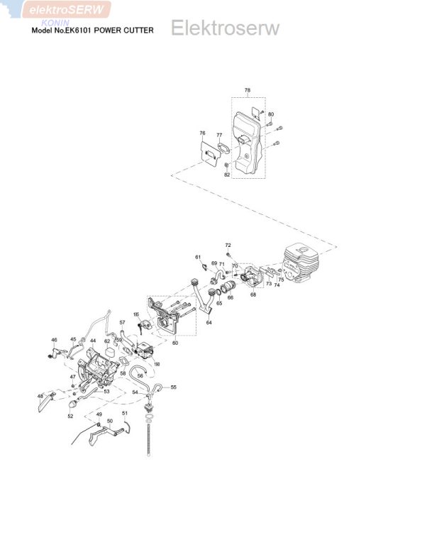 Makita talerz dociskowy 25.4 do przecinarki spalinowej EK6101