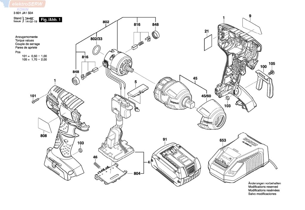 Bosch korpus do akumulatorowej zakrętarki udarowej GDR 14,4 V-LI