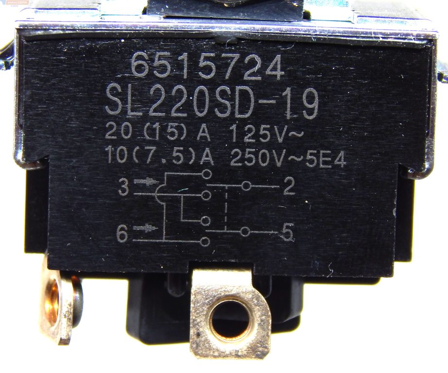 Makita włącznik / wyłącznik SL220SD-19 do klucza udarowego DTW450