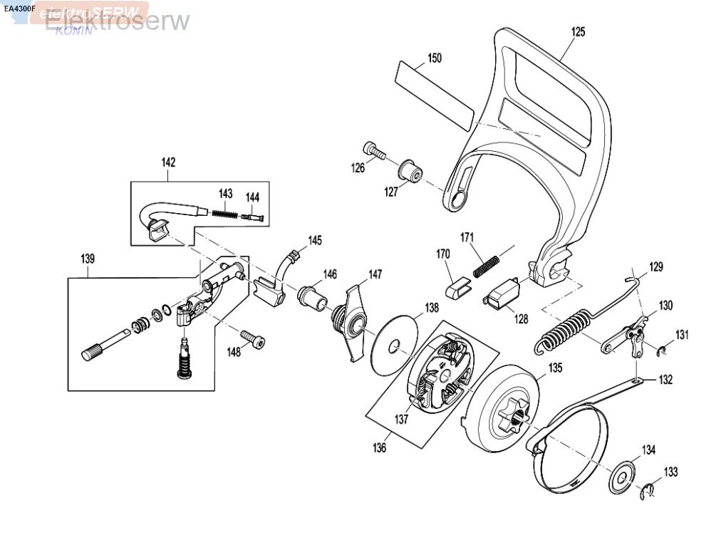Makita cylinder do pilarki spalinowej EA4300F