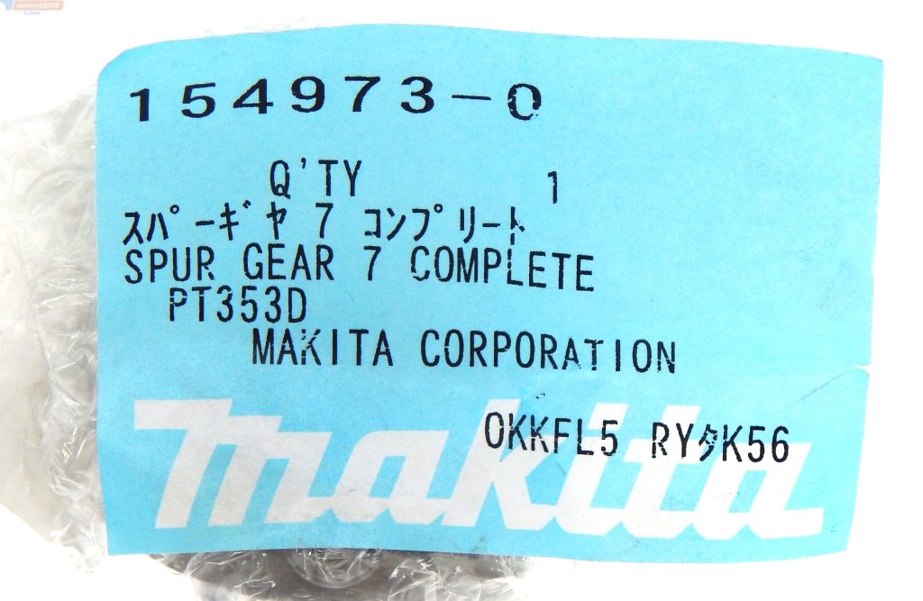 Makita koło zębate 7 do akumulatorowej gwoździarki DPT353