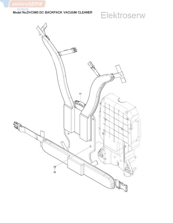 Makita filtr główny H do akumulatorowego odkurzacza plecakowego DVC660