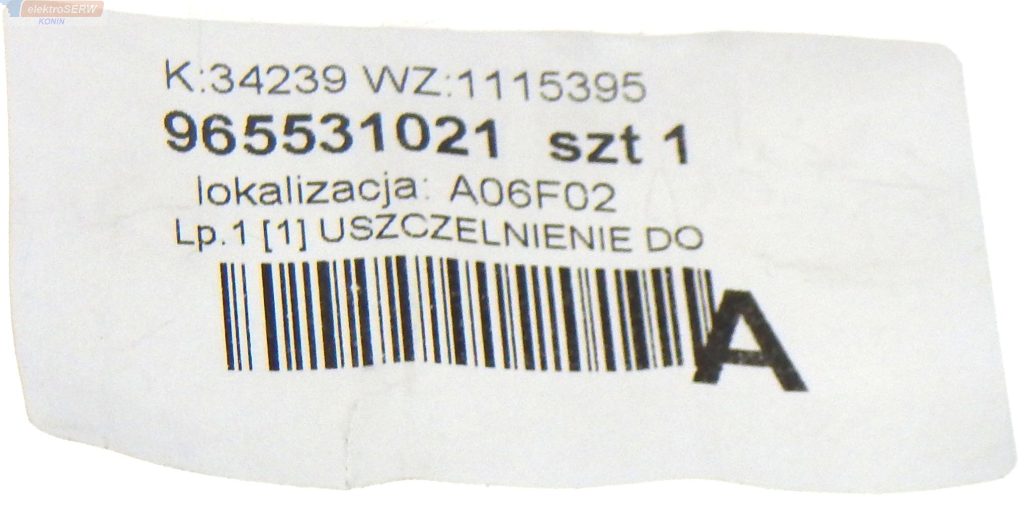 Makita uszczelnienie do pilarki / piły spalinowej DCS34 (NOWY TYP)
