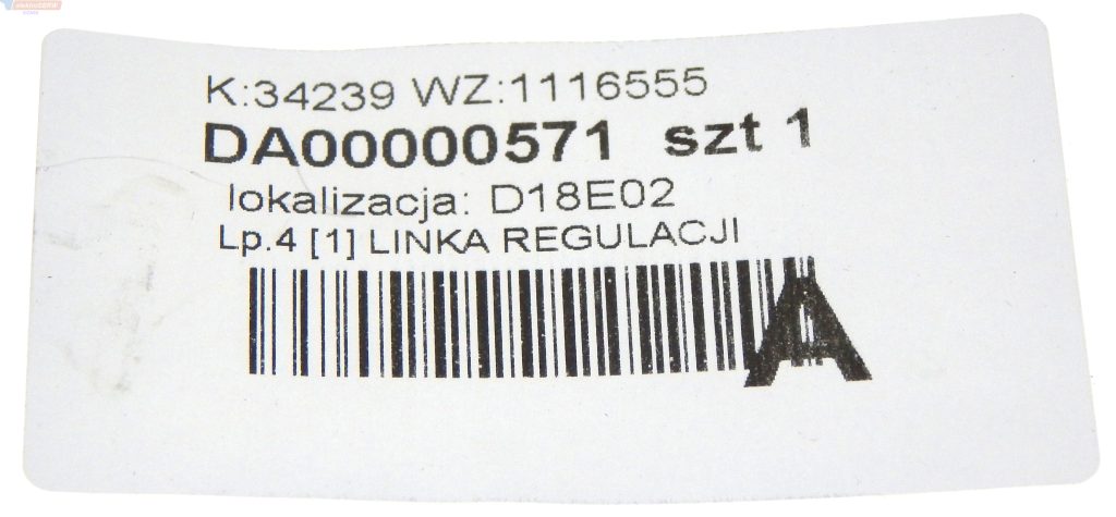 Makita linka regulacji obrotów do kosiarki spalinowej PLM4819
