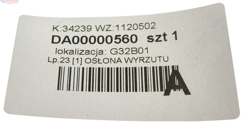 Makita osłona wyrzutu bocznego do kosiarki spalinowej PLM4817