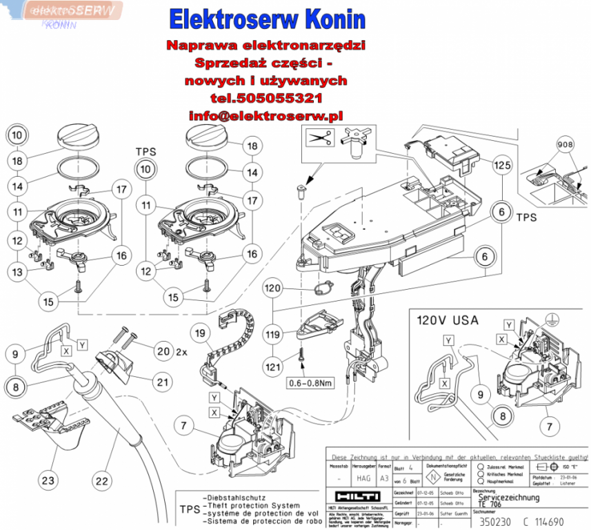 Elektronika 220V-240V zapakowany