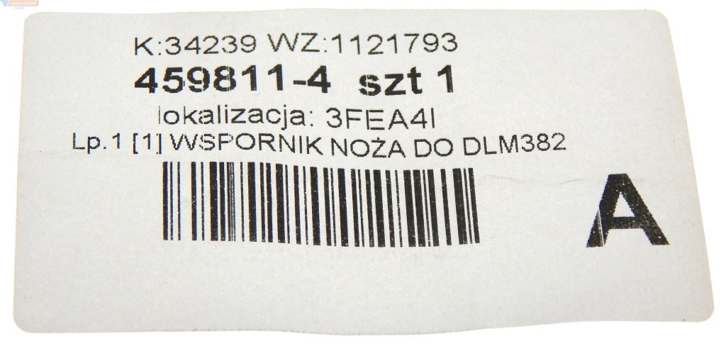 Makita wspornik noża do kosiarki akumulatorowej DLM382