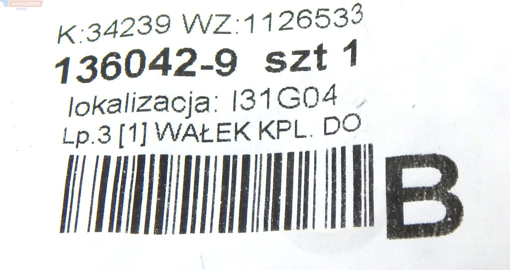 Makita wałek do akumulatorowej młotowiertarki DHR182