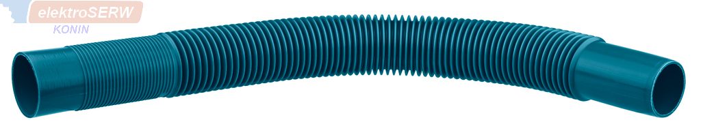 Makita wąż plastikowy do akumulatorowego odkurzacza samochodowego 4073L/4071L (niebieski)