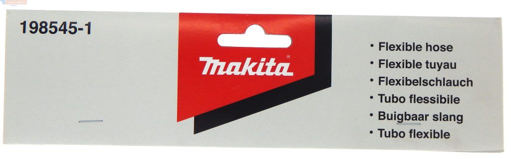 Makita wąż plastikowy do akumulatorowego odkurzacza samochodowego 4073L/4071L (niebieski)