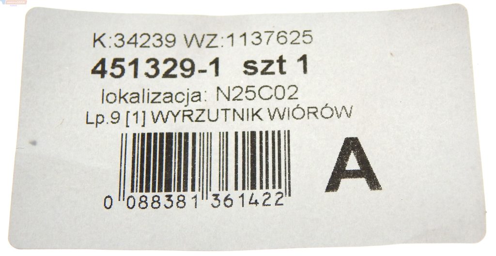 Makita wyrzutnik wiórów do elektrycznego struga do drewna KP0800