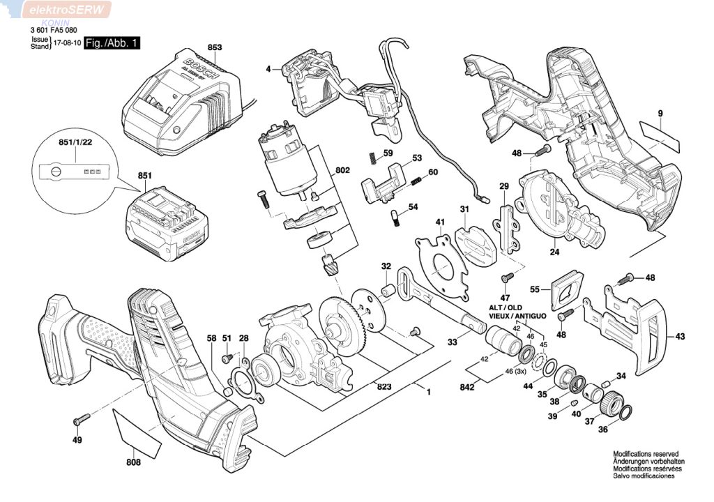 Bosch szpula do akumulatorowej piły szablastej GSA 18 V-LI C