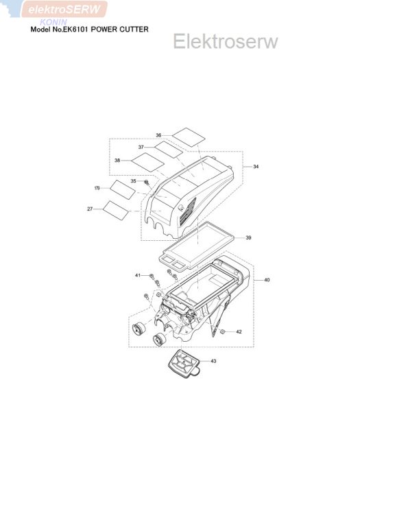 Makita wąż powietrza do przecinarki / piły spalinowej EK6101