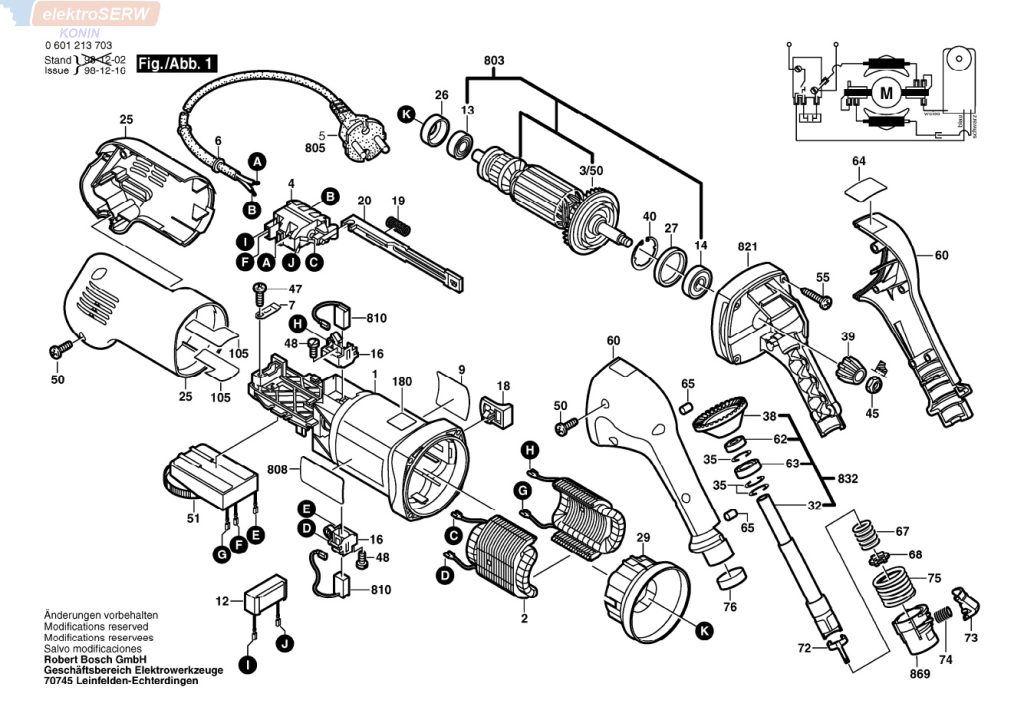 Bosch stojan do elektrycznej szczotki szlifierskiej GEB 1000 CE
