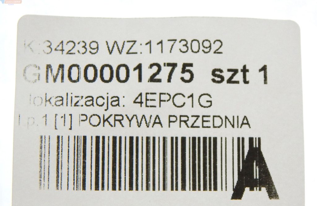 Makita Pokrywa przednia do latarki akumulatorowej DML801