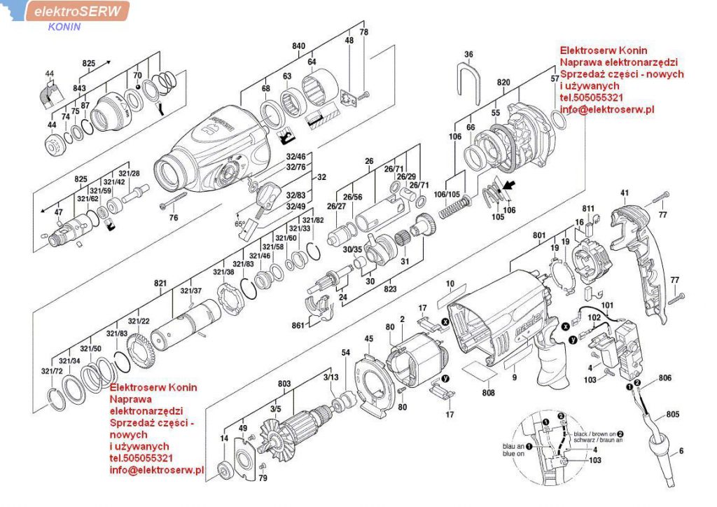 Wurth szczotki do wiertarki  H26-MLE