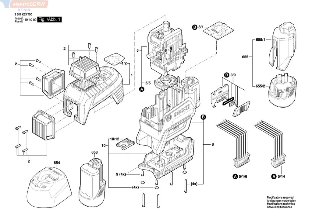 Bosch wziernik do lasera budowlanego GLL 3-80 CG