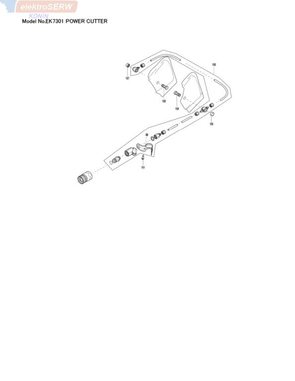 Makita osłona sprzęgła do przecinarki spalinowej EK7301