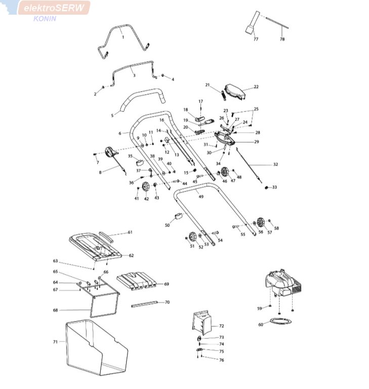 Makita linka do kosiarki spalinowej PM5101S3R