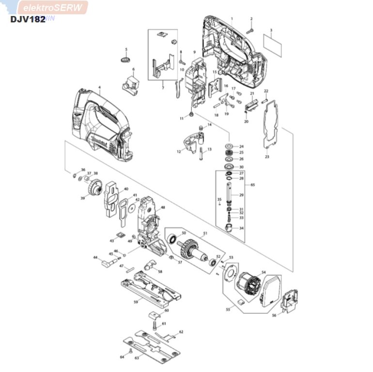 Makita stopa do akumulatorowej wyrzynarki DJV182