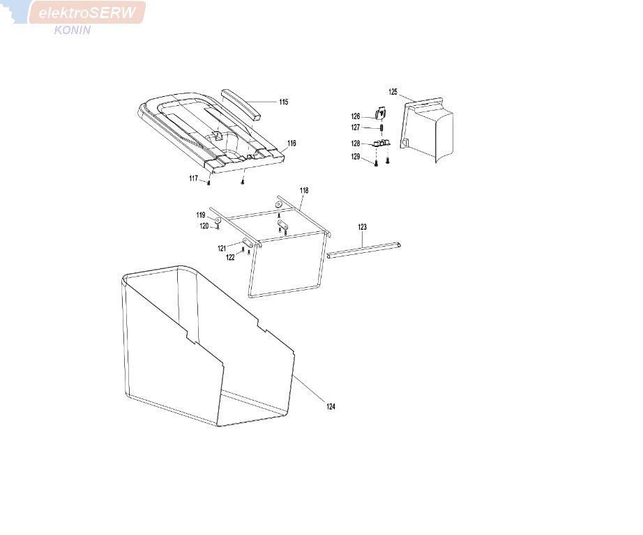 Makita osłona paska do kosiarki spalinowej PLM4621