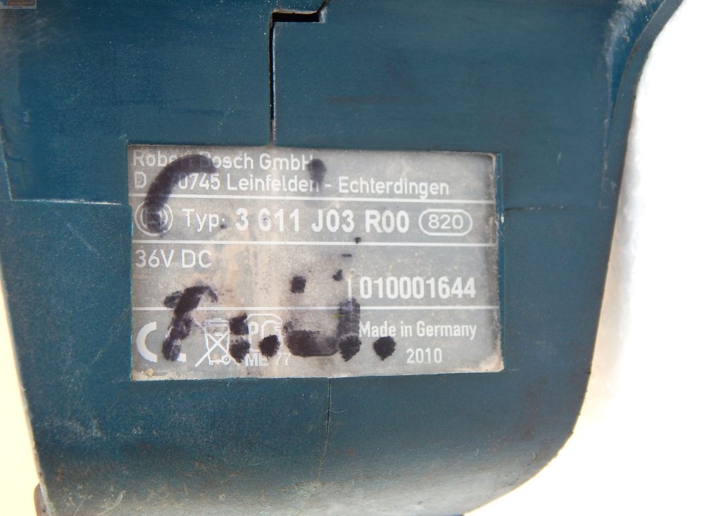 Bosch suwak przełącznika do młota GBH 36V-LI Compact 3611J03R00
