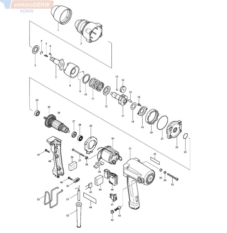 Makita wirnik do klucza udarowego TW0200