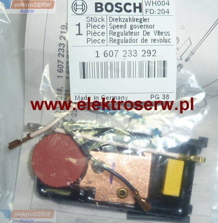 Bosch regulator prędkości obrotów do szlifierki kątowej GWS 14-125 CIE