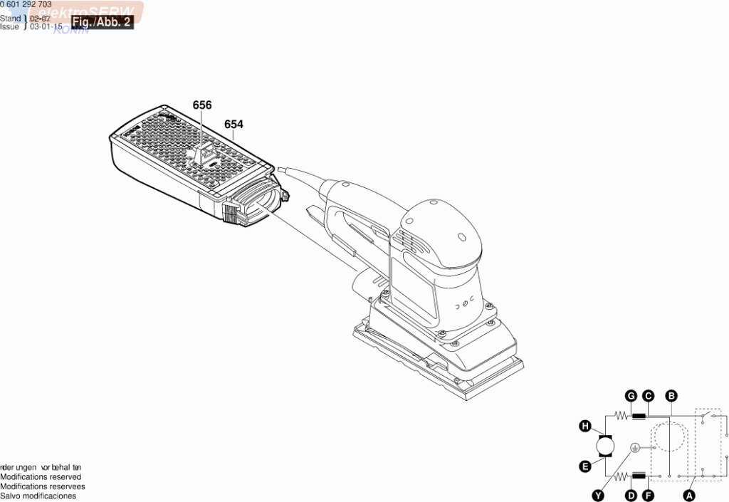 Bosch pojemnik na kurz do szlifierki oscylacyjnej GSS 230 AE