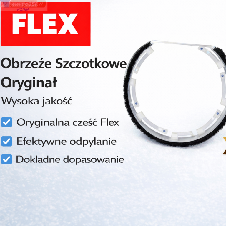 Flex obrzeże szczotkowe do szlifierki żyrafy do gipsu GE5 R
